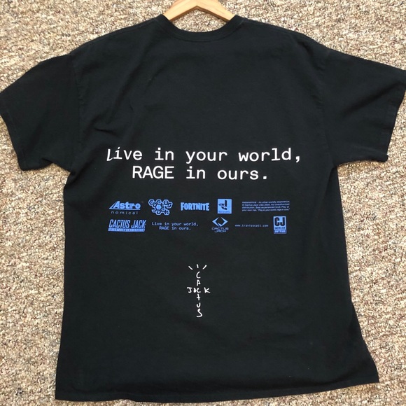 Travis Scott astronomical tee - Picture 3 of 4
